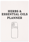 Herbs and Essential Oils Planner