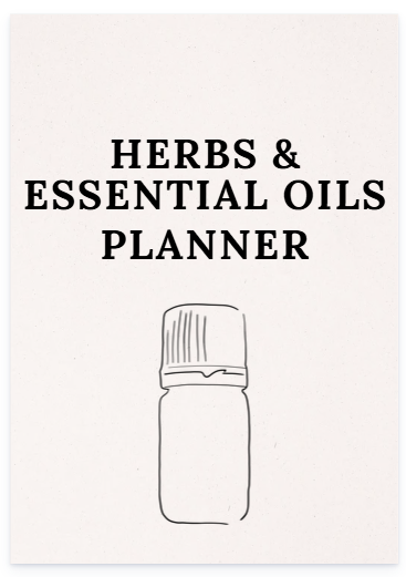 Herbs and Essential Oils Planner