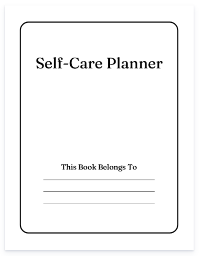 Health & Self Care Planner
