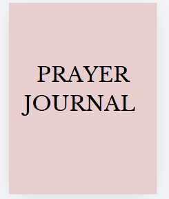 Prayer Journal