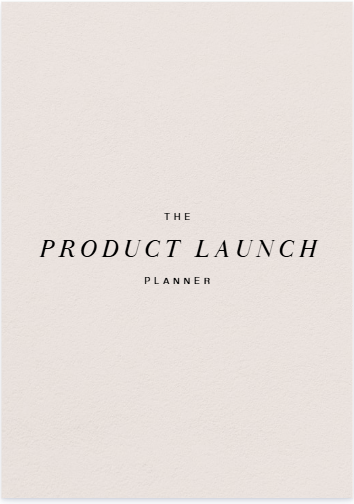 Product Launch Planner