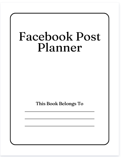 Facebook Post Planner