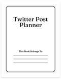 X - Twitter Post Planner